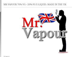 MR VAPOUR 10ML 12MG (MINT..MENTHOL) - Vaping Hot